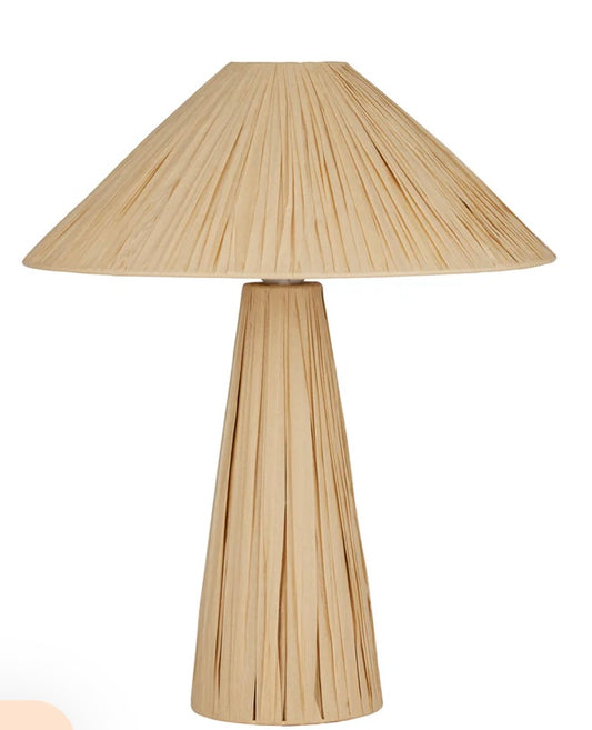 LEXIA RAFFIA TABLE LAMP - Natural