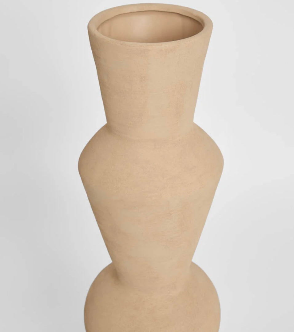 GOYA TALL VASE TERRACOTTA