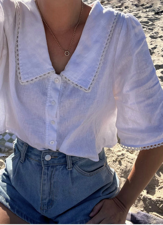 HAZEL BLOUSE - White