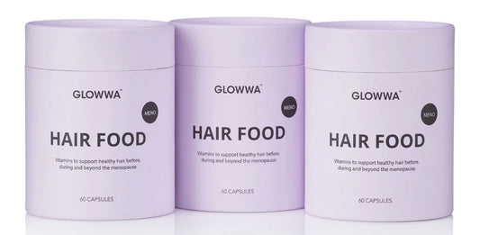 GLOWWA HAIR FOOD - Meno 3 Month Supply