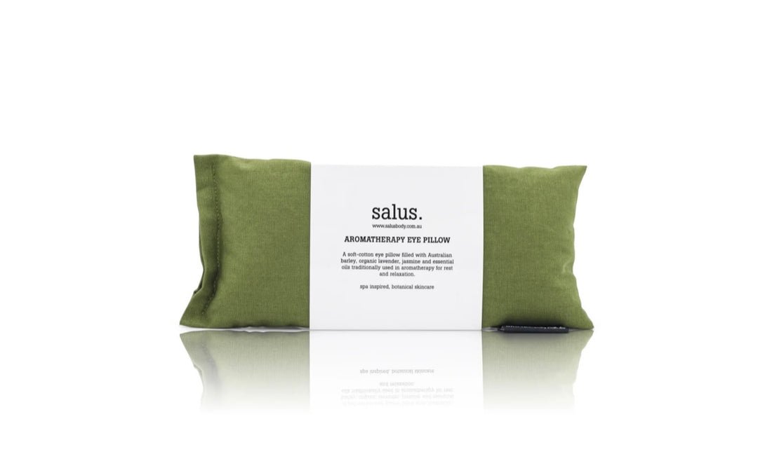 AROMATHERAPY EYE PILLOW - Moss Green