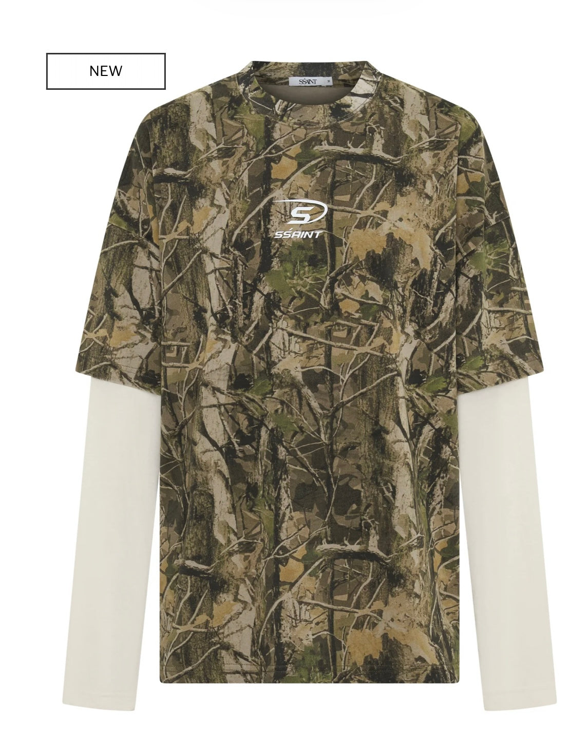 ROUND ONE VINTAGE LAYERED TEE - CAMO