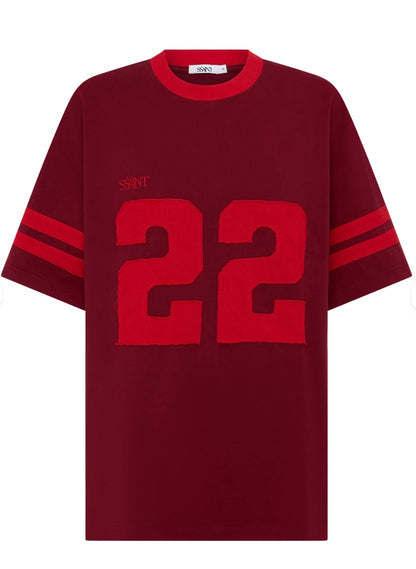 SSAINT TWENTY TWO TEE - Red &amp; Cherry