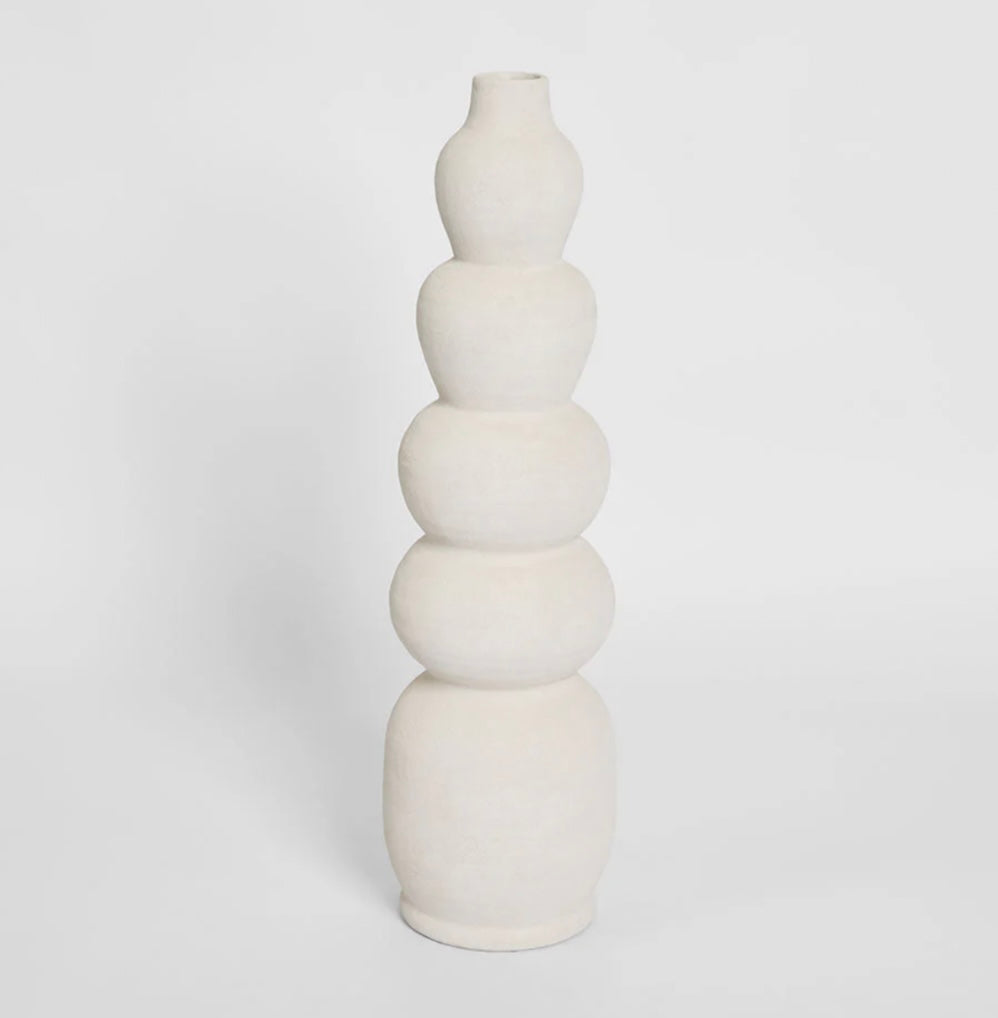 GOYA BOULDER VASE - CHALK