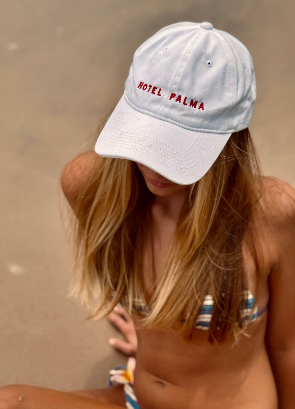 HOTEL PALMA CAP - White &amp; Red