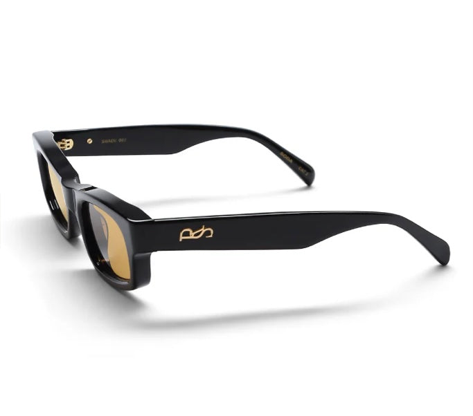 ROZALIA RUSSIAN X SODA - Shade 003 Black w/Olive lens *small scratch at bridge of nose