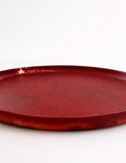 HORIZON PLATTER - CRIMSON