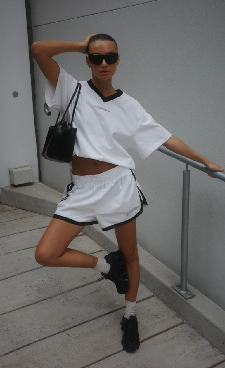 REFLECTIVE V SHORTS - White