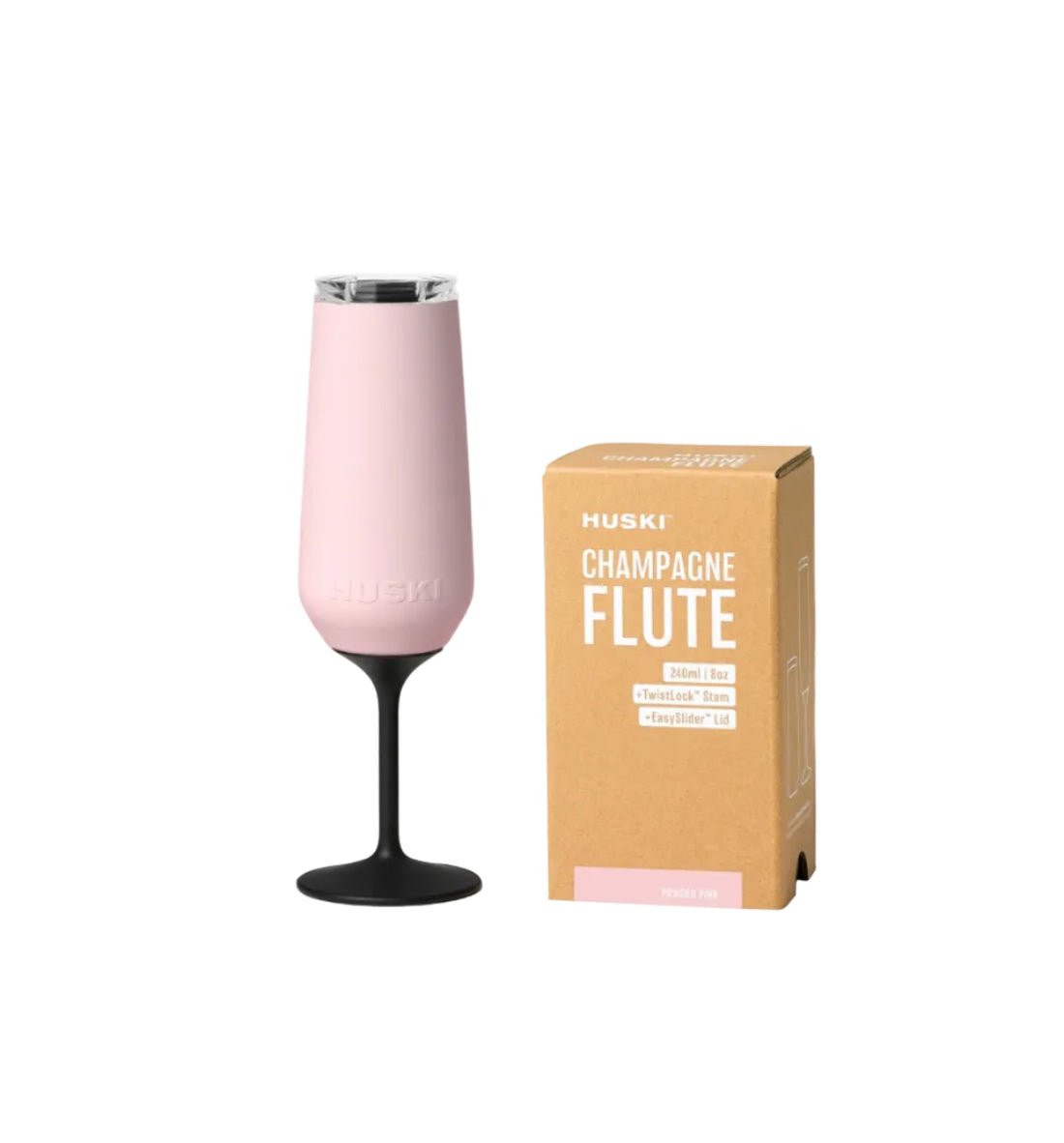 CHAMPAGNE FLUTE - POWDER PINK