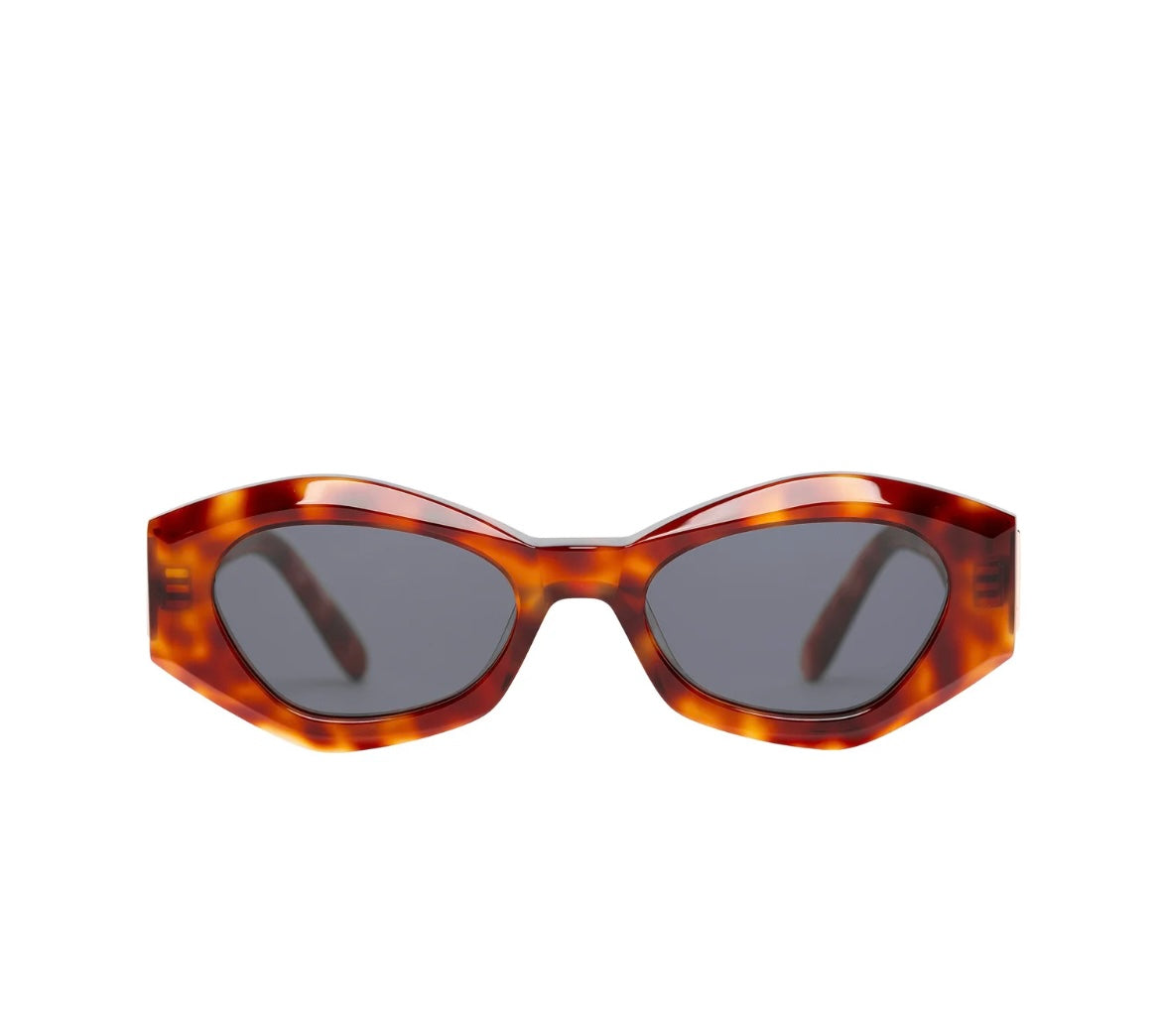 RUFUS ft. Burnt Havana + Gold Trim + Black Lens