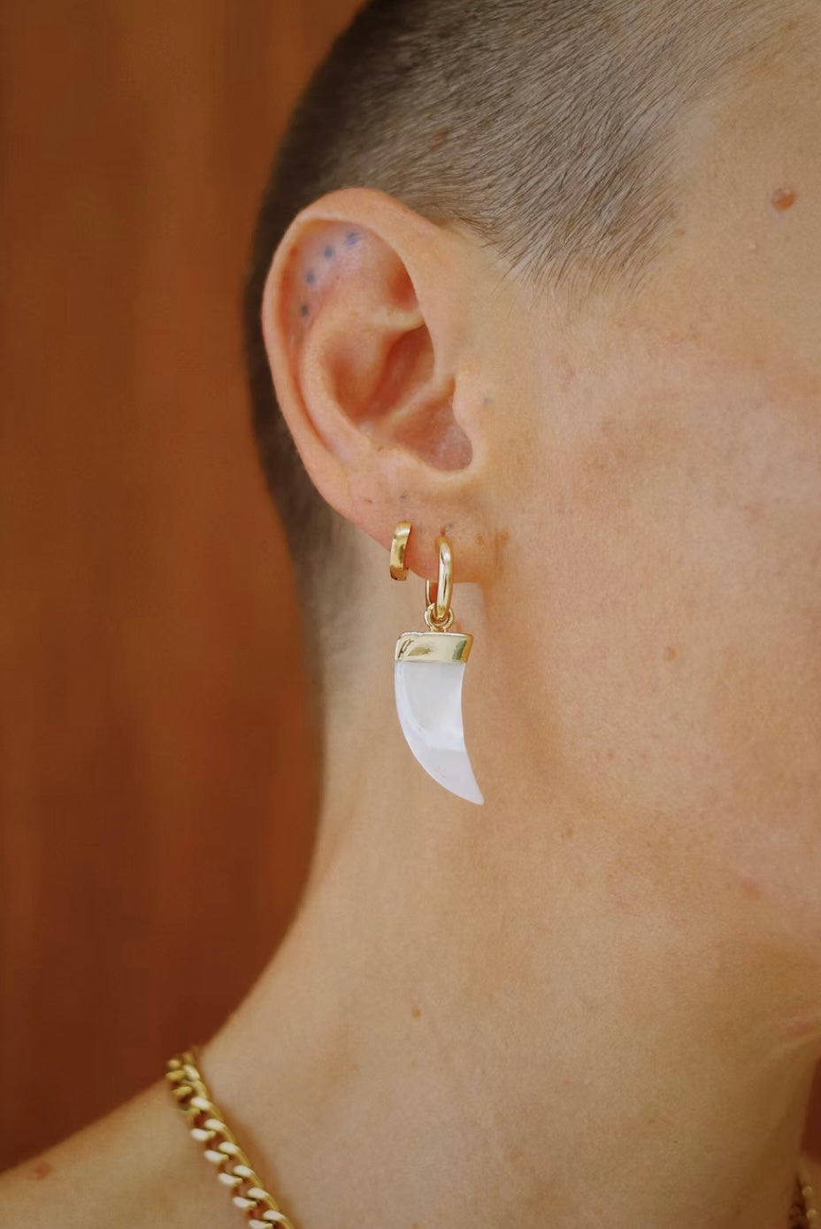 PIPELINE EARRINGS- Gold