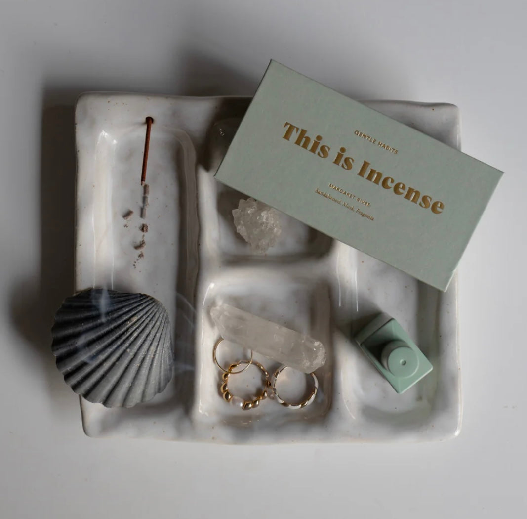 GENTLE HABITS - INCENSE PLATTER