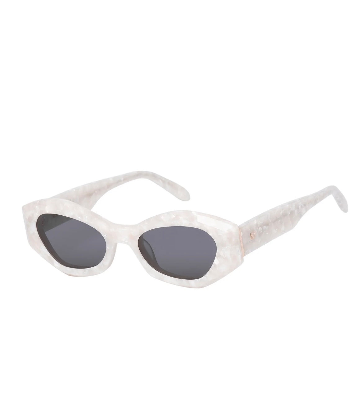 RUFUS FT. PEARL WHITE w/ BLACK LENS