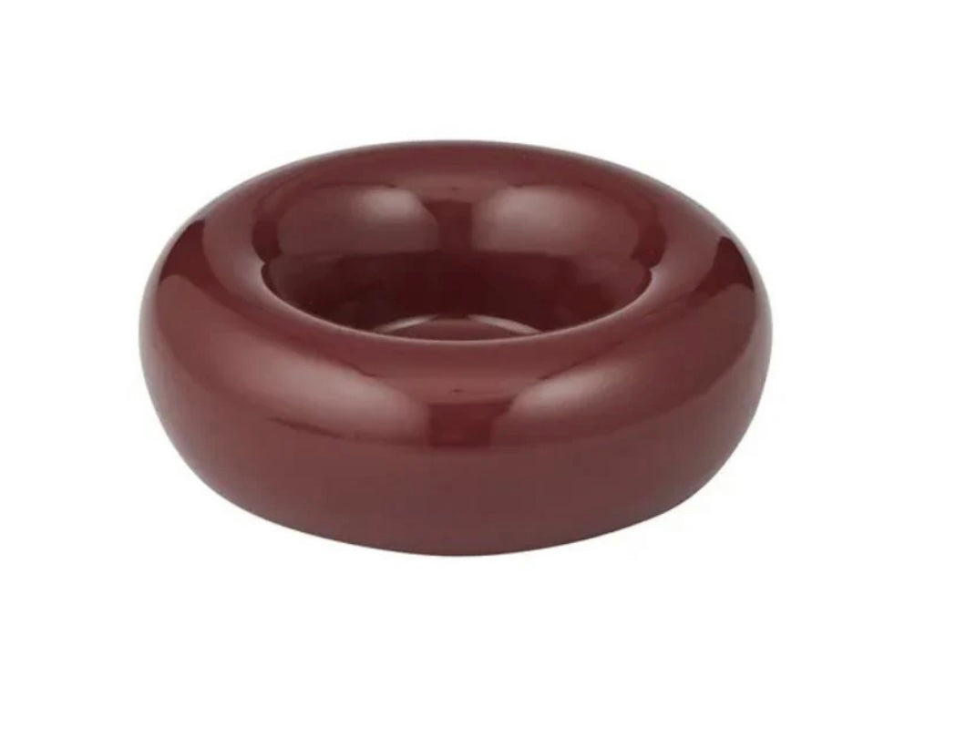 ORB CERAMIC BOWL 15x5cm RUSSET