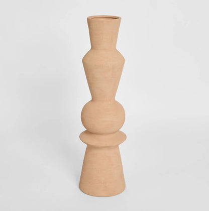 GOYA TALL VASE TERRACOTTA