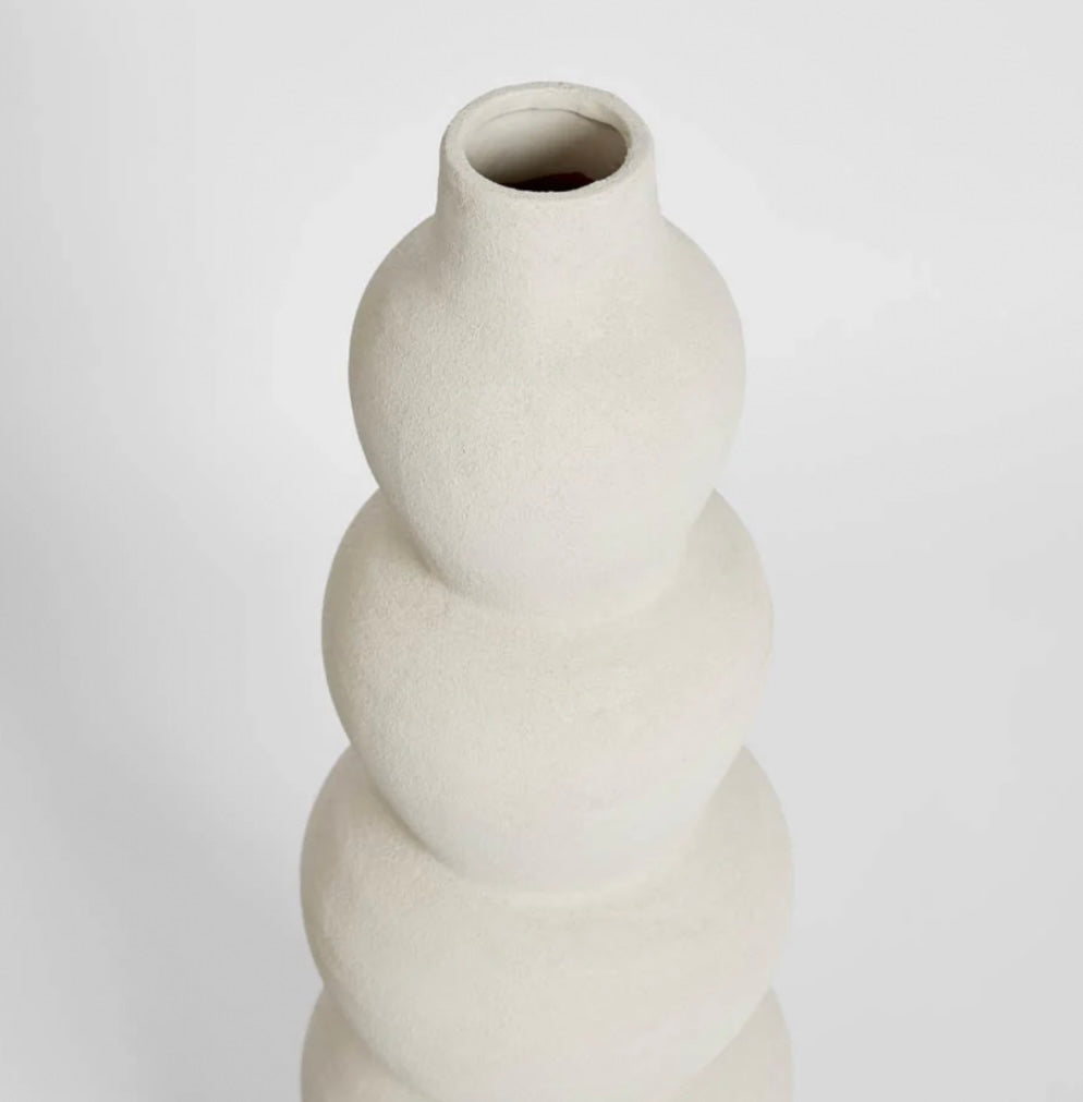 GOYA BOULDER VASE - CHALK