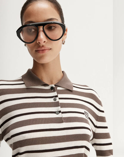 ANA LONG SLEEVE POLO