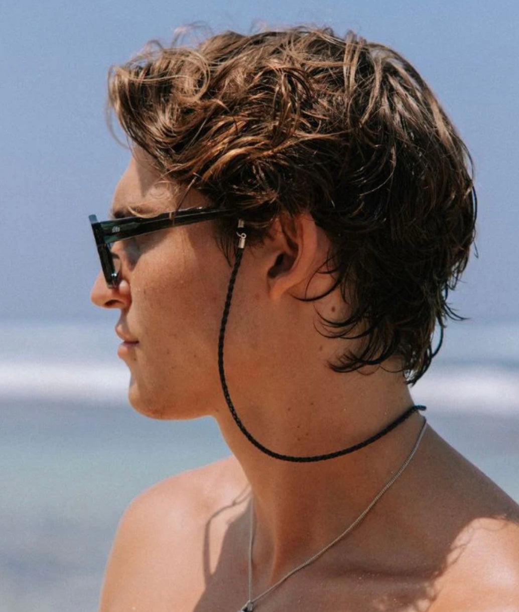 EYEWEAR CHAIN - LEATHER BRAID CHORD