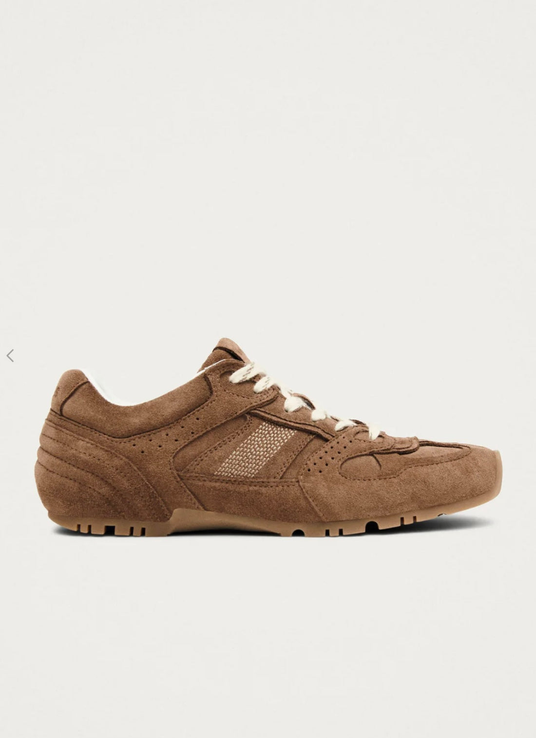 ALOHAS -  SUEDE BROWN LEATHER SNEAKERS