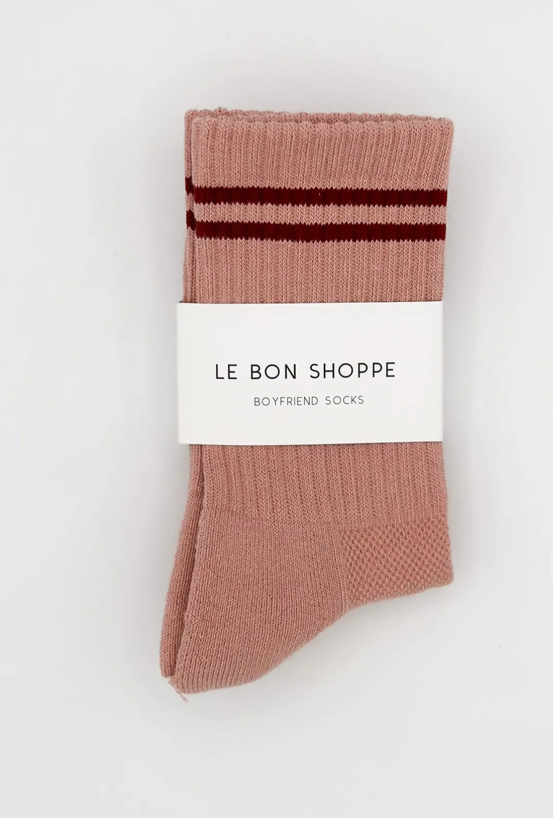 BOYFRIEND SOCKS - VINTAGE PINK