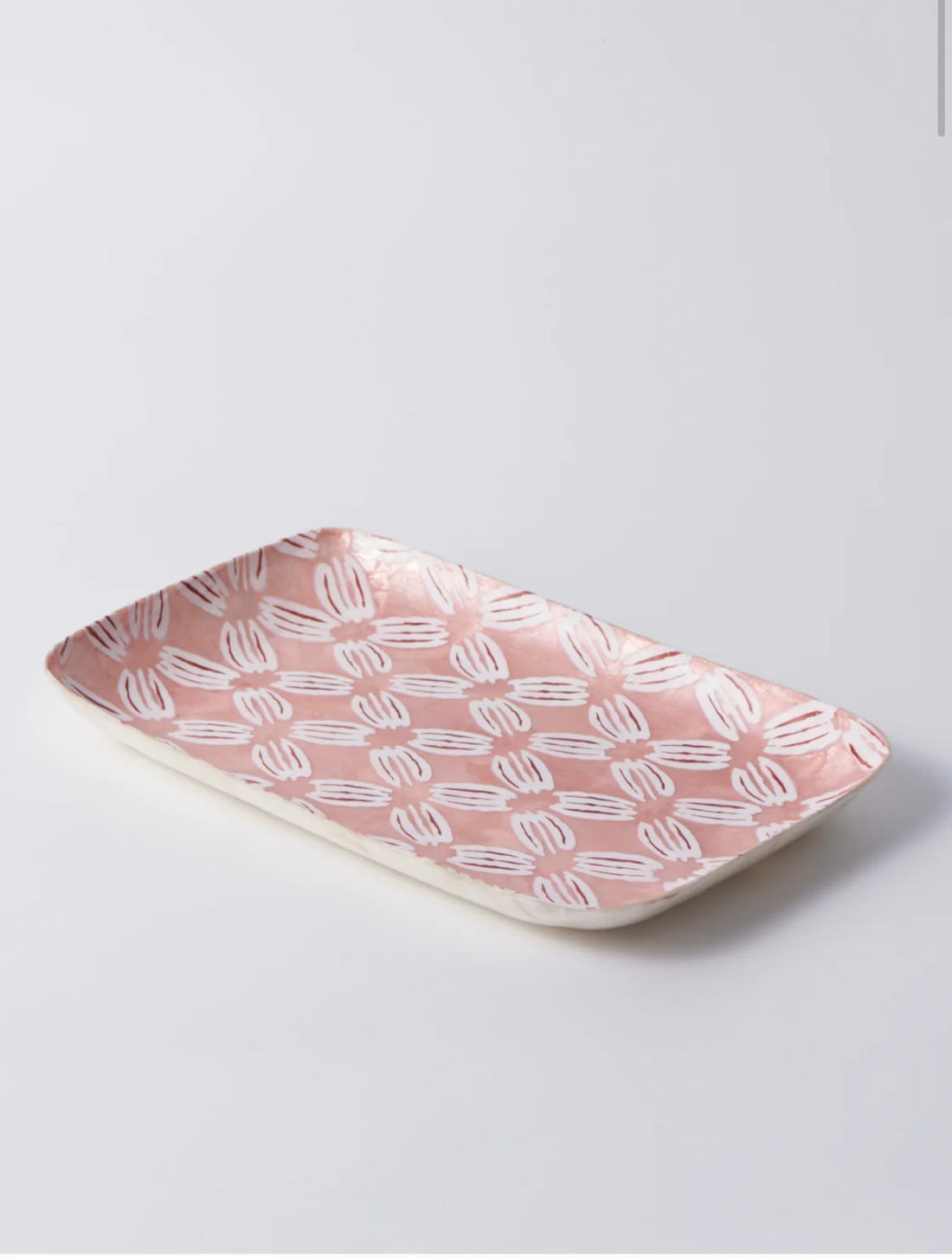 ATLANTIC PINK IKAT TRAY