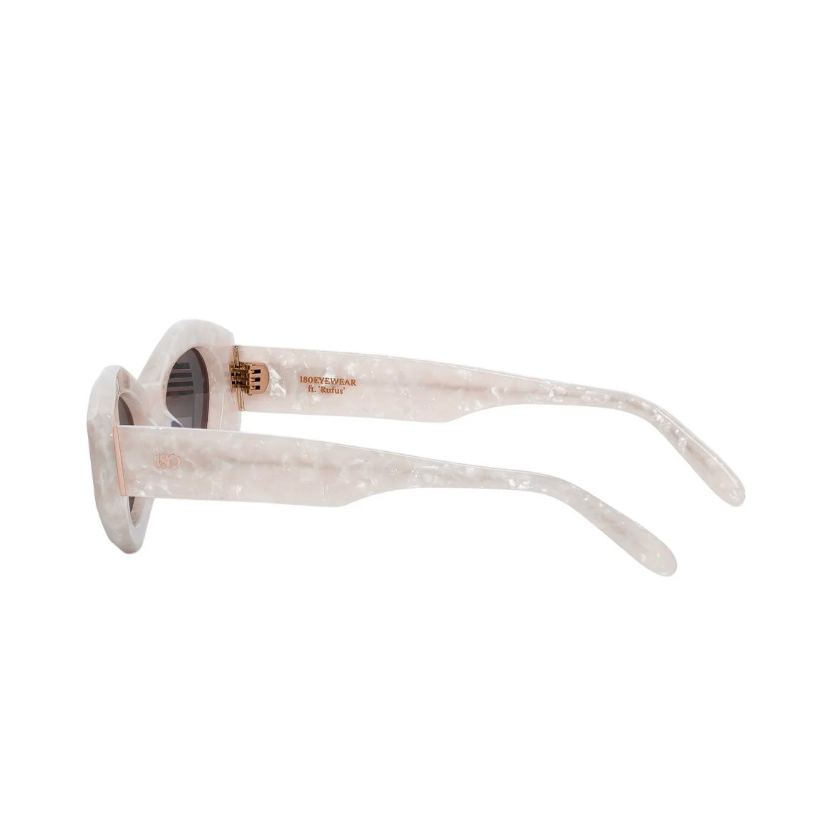 RUFUS FT. PEARL WHITE w/ BLACK LENS