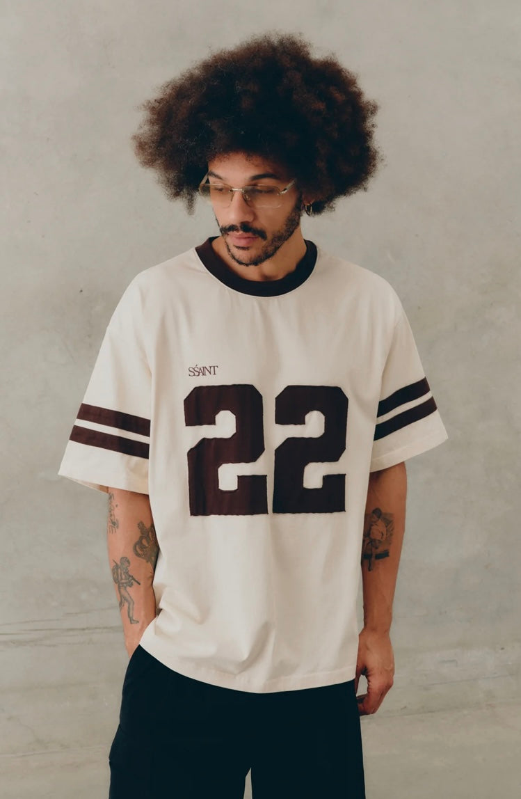 22 MOTION TEE - Cream