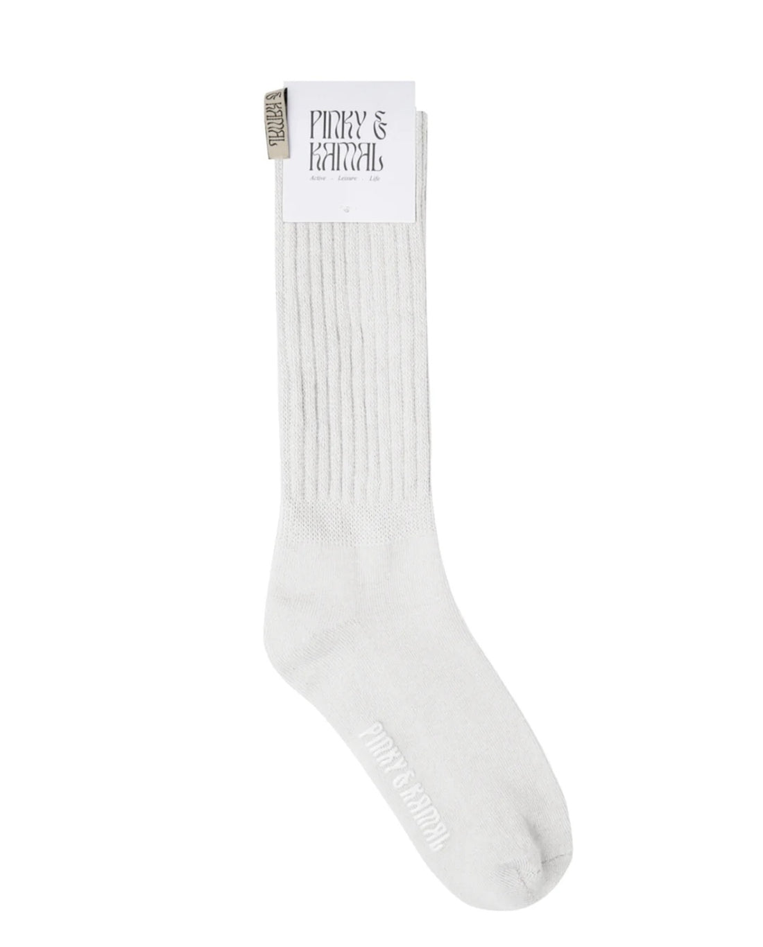 SLOUCHY SOCK - White