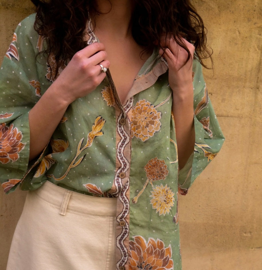 DAHLIA SHIRT - Moss