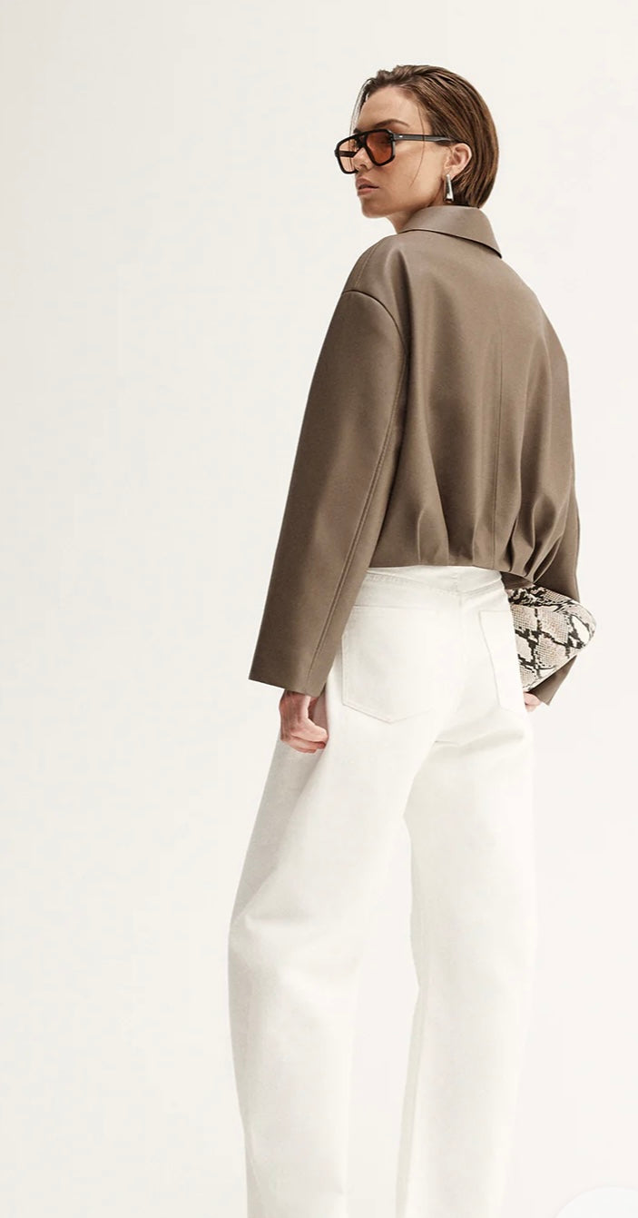 RAE JACKET - TAUPE