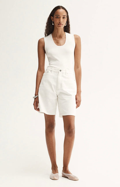ODIN DENIM SHORTS - IVORY