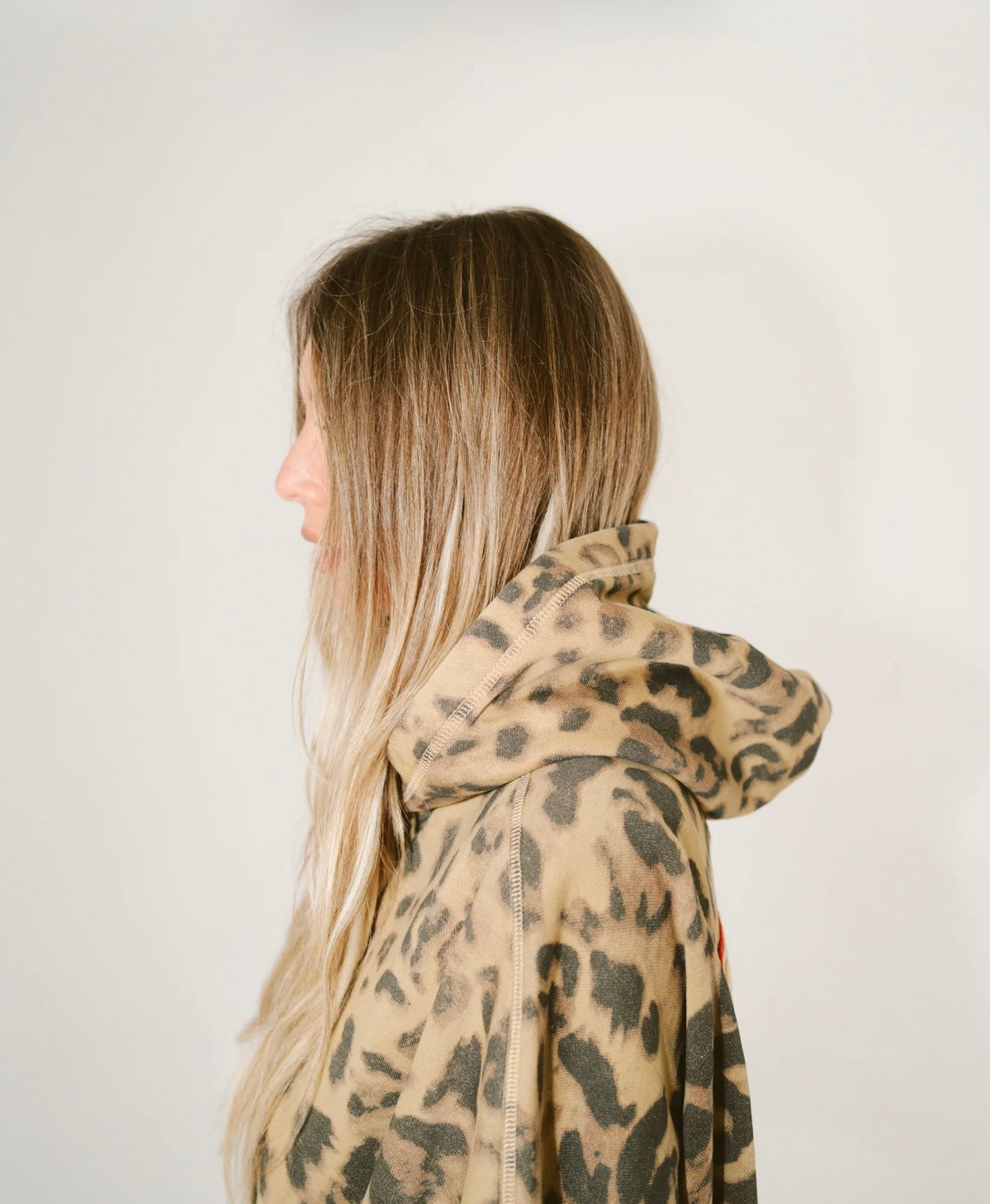 SORRY MOM HOODIE - LEOPARD