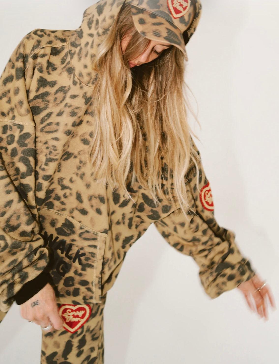 SORRY MOM HOODIE - LEOPARD