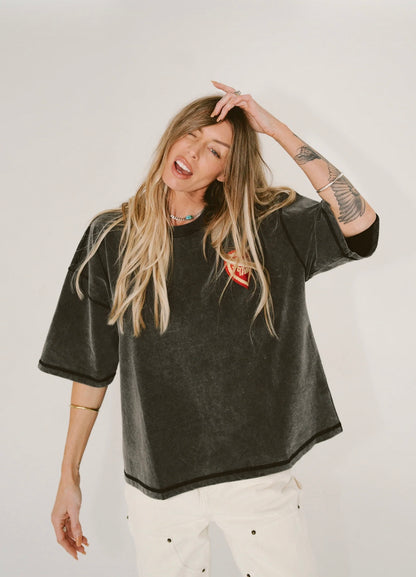 SORRY MOM TEE - BLACK
