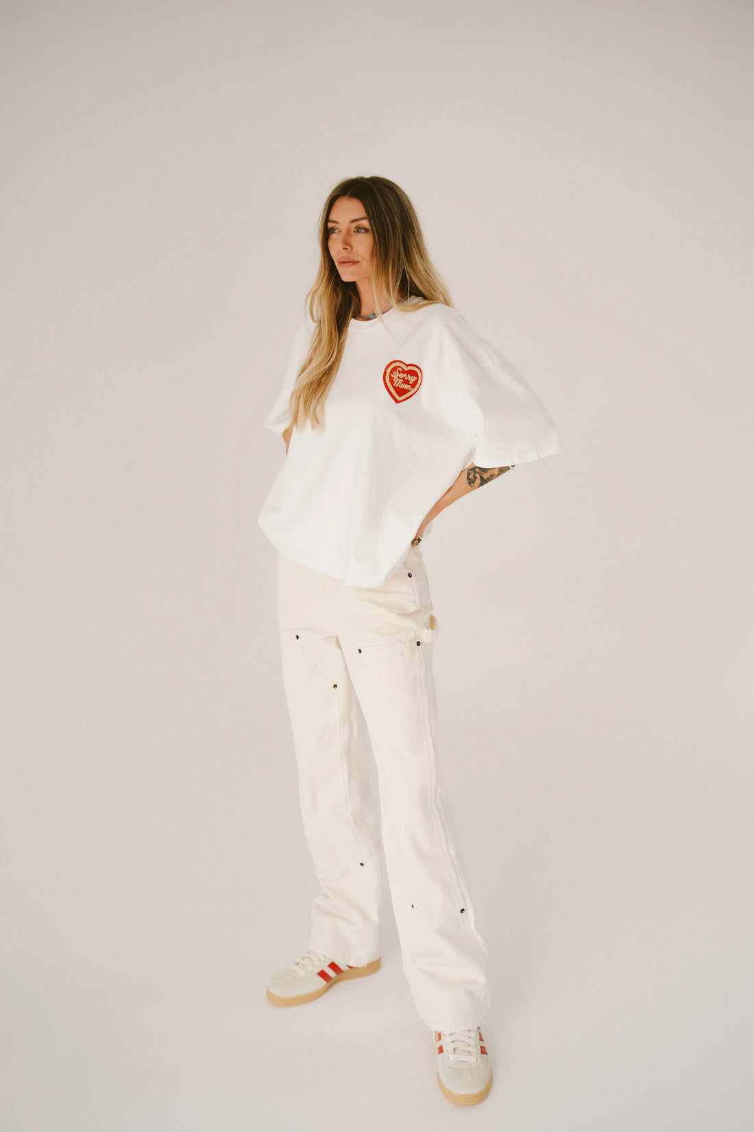 SORRY MOM TEE - WHITE