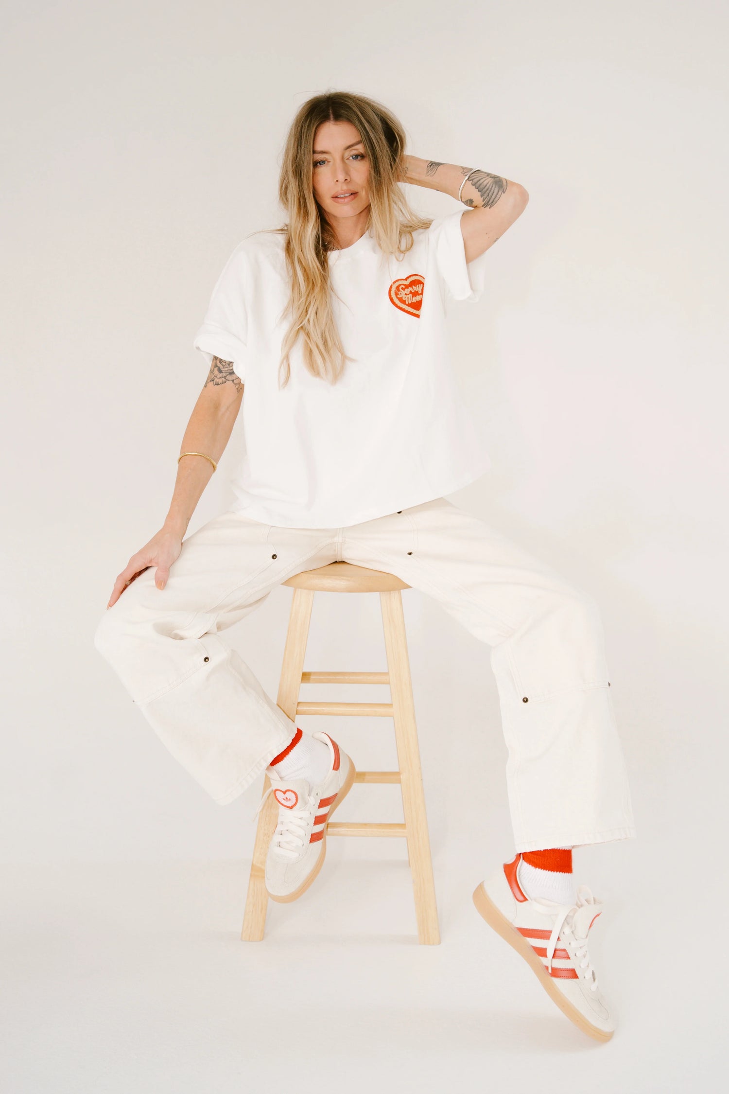 SORRY MOM TEE - WHITE