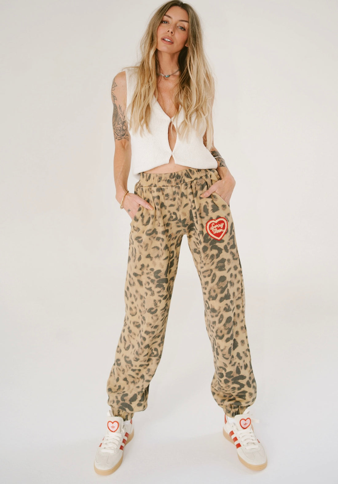 SORRY MOM JOGGER - LEOPARD