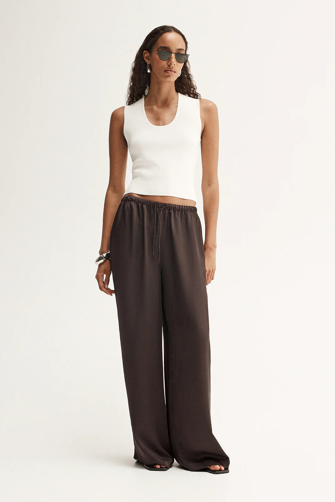 HAYES KNIT TOP - WHITE