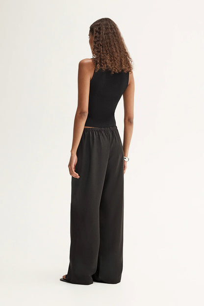 HAYES KNIT TOP - BLACK