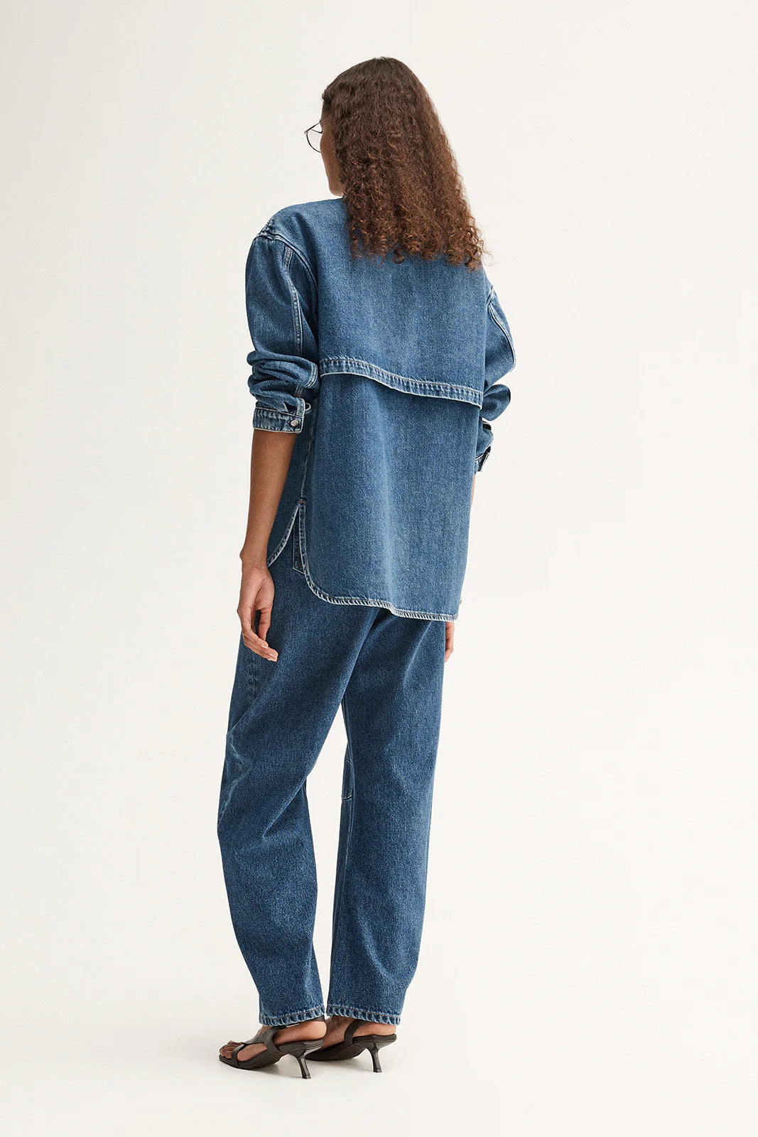 KENNEDY DENIM SHIRT - DARK INDIGO