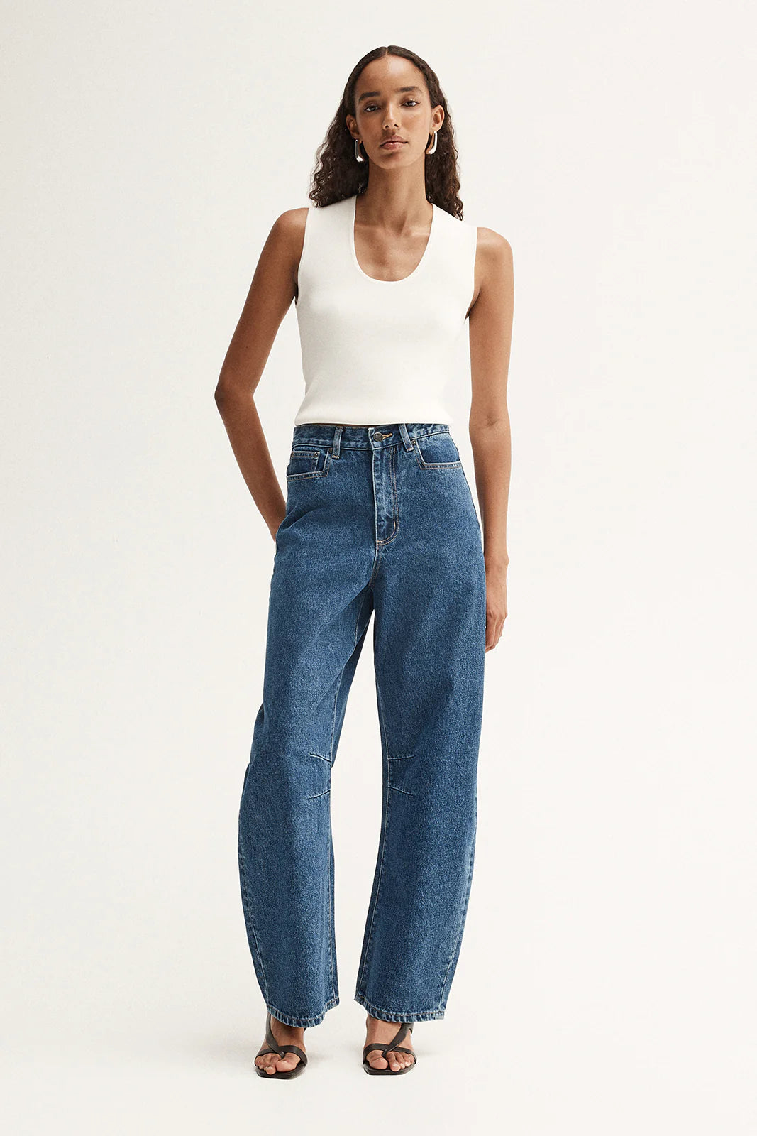 MASON BARREL JEAN - DARK INDIGO
