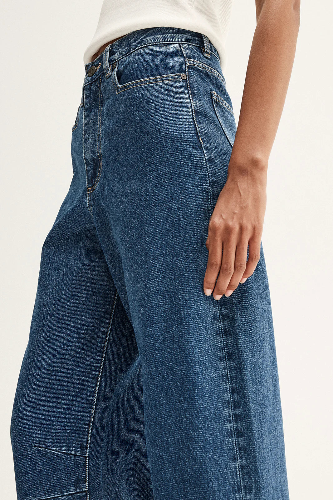MASON BARREL JEAN - DARK INDIGO