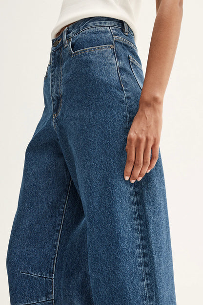 MASON BARREL JEAN - DARK INDIGO