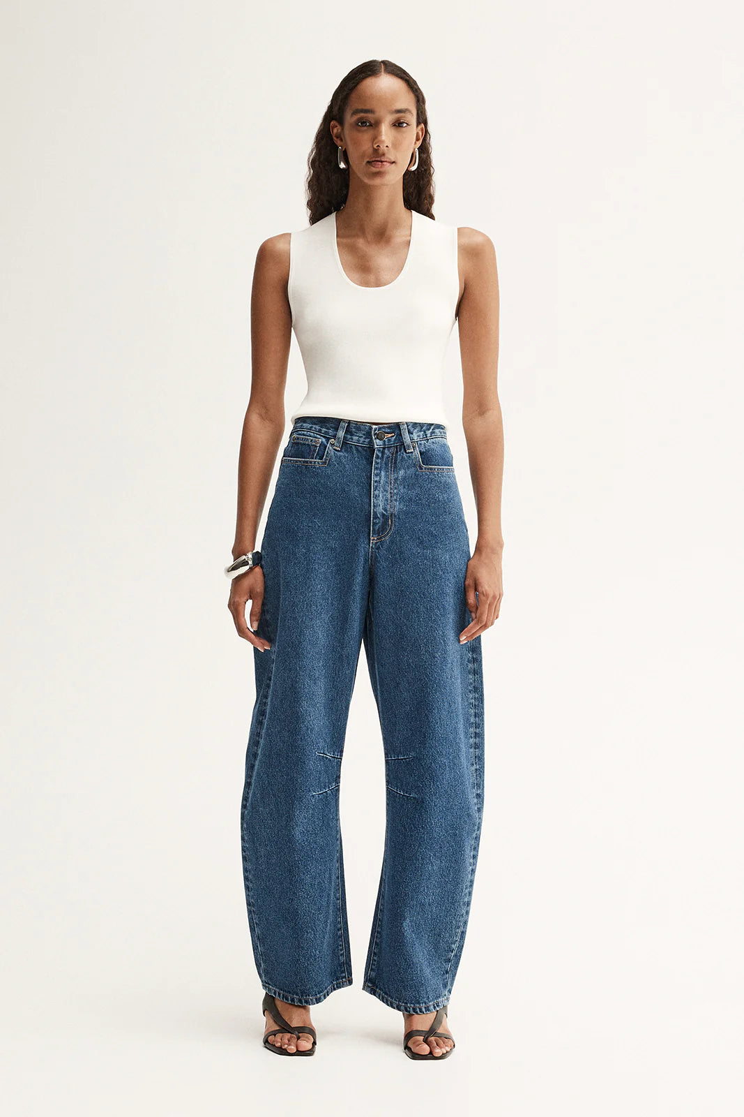 MASON BARREL JEAN - DARK INDIGO