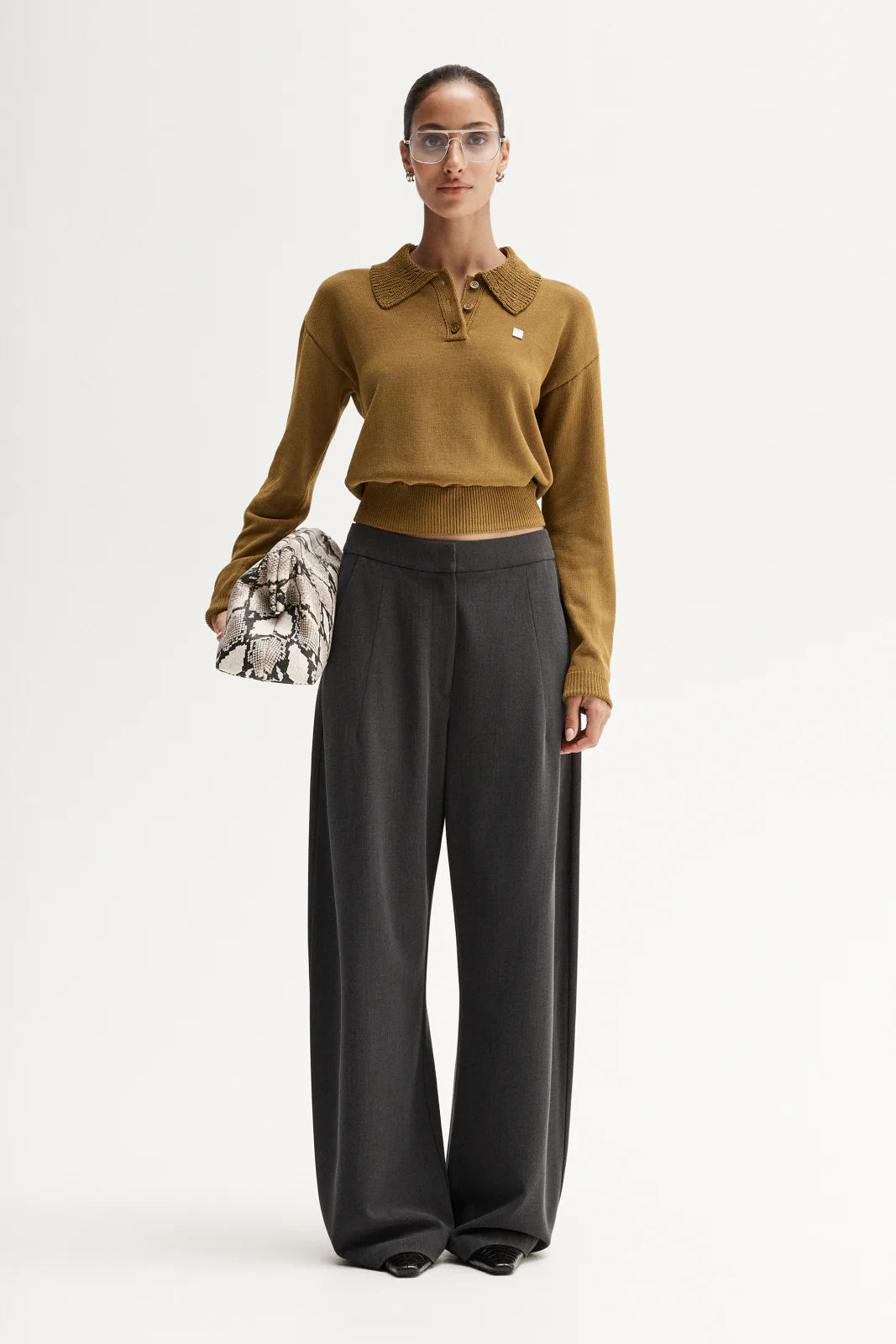 OSBOURNE KNIT TOP - MOSS