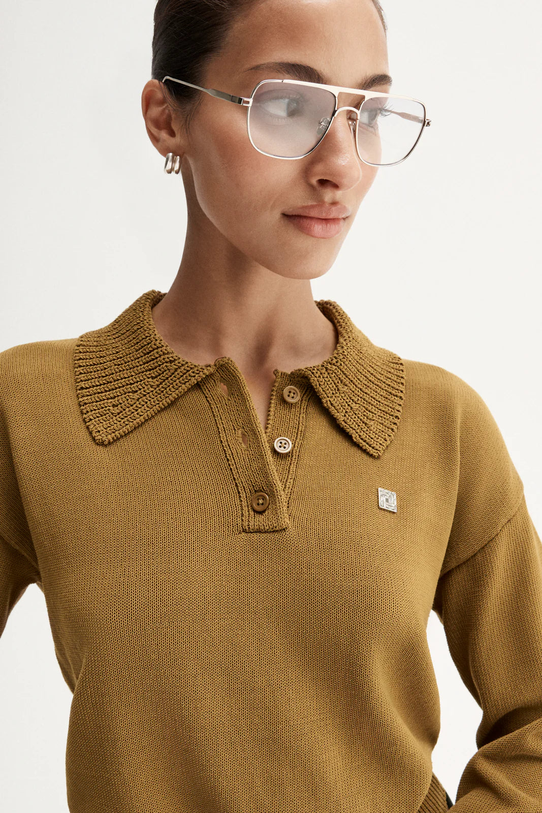 OSBOURNE KNIT TOP - MOSS
