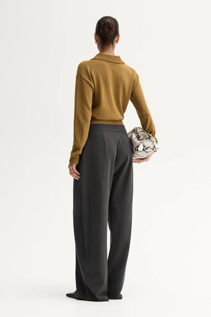 OSBOURNE KNIT TOP - MOSS