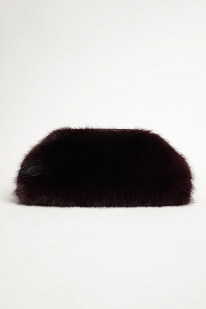FAUX FUR CLUTCH - SHIRAZ