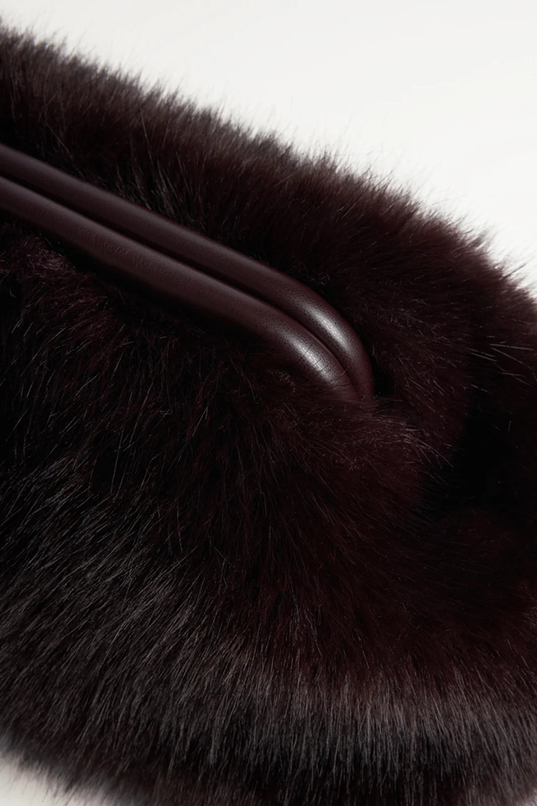 FAUX FUR CLUTCH - SHIRAZ
