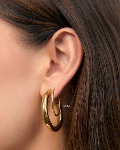 MADDY GOLD HOOP - 30MM